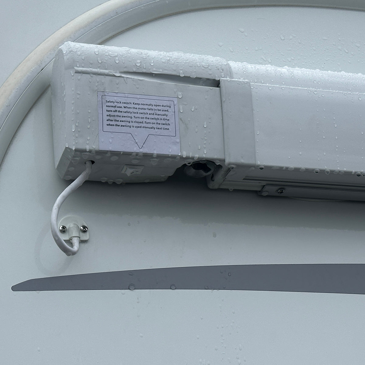 Electric RV Awning - Fitted